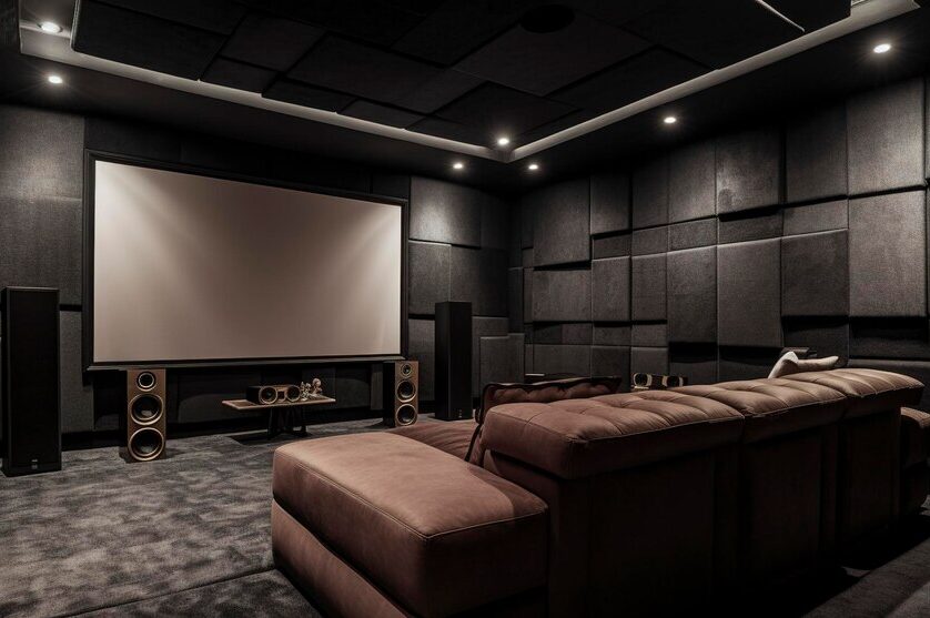 home-theater -with-acoustic-panels